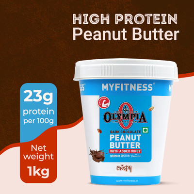 MYFITNESS High Protein Dark Chocolate Peanut Butter (Crispy)(1 kg)