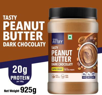 Saffola Fittify Tasty Peanut Butter Dark Chocolaty Super Creamy 925 g