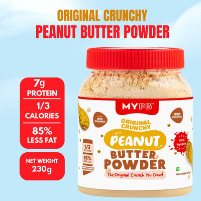 MYPB Original Peanut Butter Powder (36 g Protein) (Crunchy) (230g)(1 g)