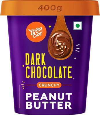 Yogabar Crunchy Dark Chocolate Peanut Butter(400 g)