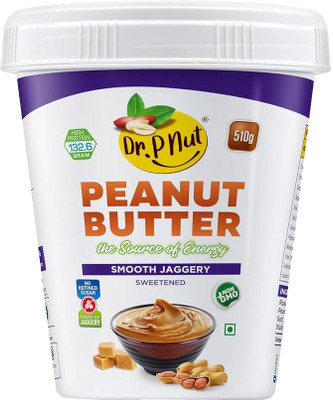 Dr. P Nut Peanut Butter Natural Smooth Jaggery(510 g)