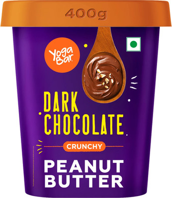 Yogabar Crunchy Dark Chocolate Peanut Butter(400 g)