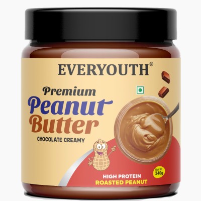 everyouth Premium Peanut Butter Chocolate Creamy|26g Protein|Zero Cholesterol|(340 g)