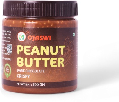 OJASWI Dark Chocolate Crispy Peanut Butter High In Protein No Preservative Gluten Free 500 g