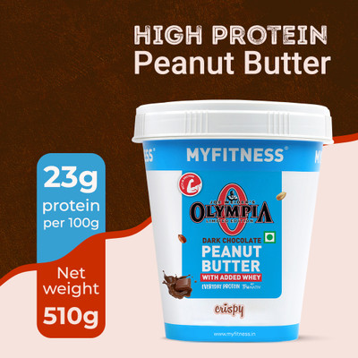 MYFITNESS High Protein Dark Chocolate Peanut Butter (Crispy)(510 g)