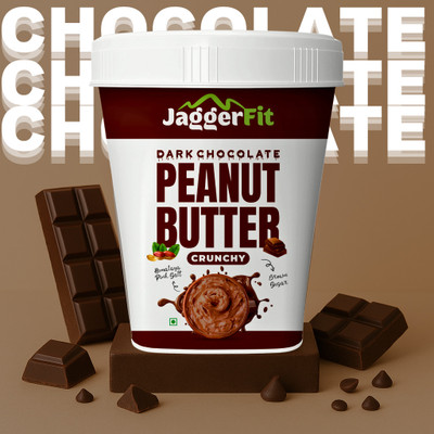 JaggerFit Dark Chocolate Peanut Butter Crunchy(1 kg)