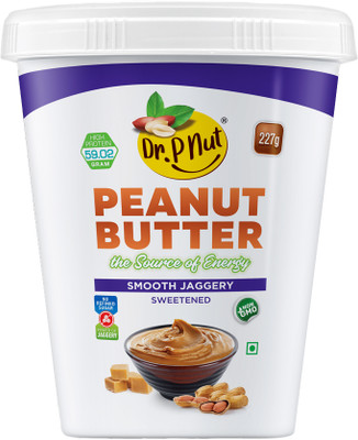 Dr. P Nut Peanut Butter Smooth Jaggery(227 g)