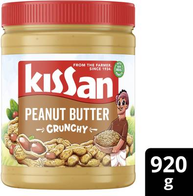 Kissan Crunchy Peanut Butter With 100% Real Peanuts 920 g