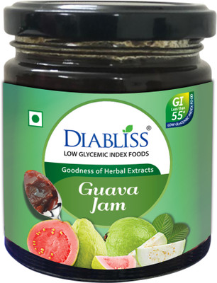 DiaBliss Guava Jam Sugar Free Alternative Low Glycemic Index (GI)(225 g)