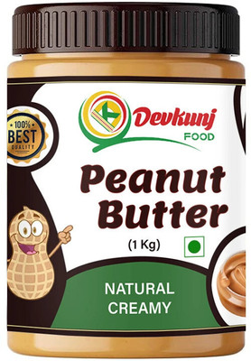 DEVKUNJ FOOD NATURAL CREAMY PEANUT BUTTER | UNSWEETENED(1000 g)
