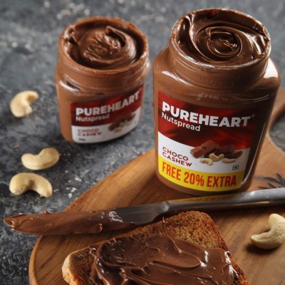 PUREHEART Spread Choco Cashew - Nutty Chocolate Cashew 380 g