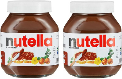 nutella CHOCOLATE SPREAD and Ferrero Hazelnut Spread Combo(750 g, Pack of 2)