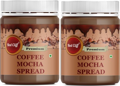 RED CLIFF Coffee Mocha Chocolate Spread | 350g | Pack of 2)(700 g, Pack of 2)