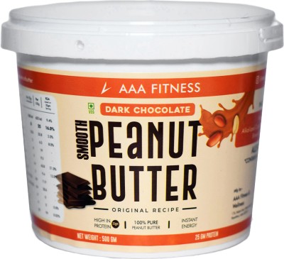 AAA Fitness Dark Chocolate Peanut Butter- Smooth 500 g