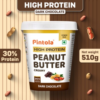 Pintola HIGH Protein Peanut Butter (Dark Chocolate) (Creamy) 510 g