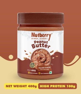 Nutberry Peanut Butter Chocolate Crunchy 400gm 400 g