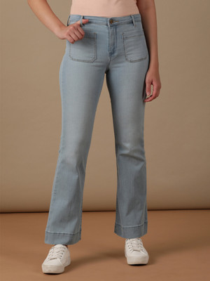 Wrangler Flared Women Grey Jeans