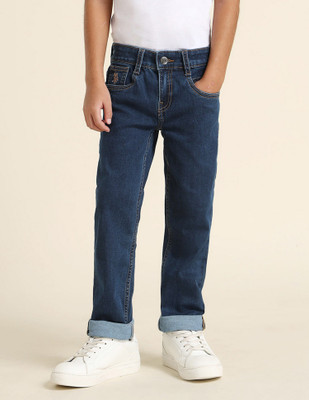 U.S. POLO ASSN. Slim Baby Boys Blue Jeans
