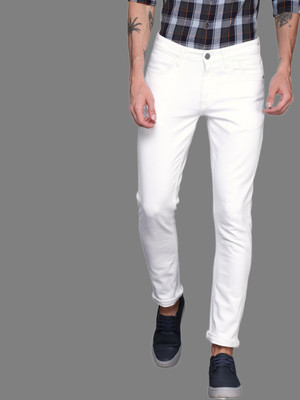 Halogen Skinny Men White Jeans
