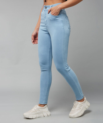 DOLCE CRUDO Skinny Women Light Blue Jeans