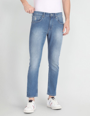U.S. POLO ASSN. Tapered Fit Men Blue Jeans