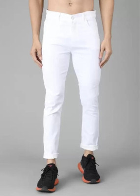 LUMINOIRE Regular Men White Jeans