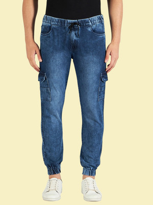 STUDIO NEXX Jogger Fit Men Dark Blue Jeans