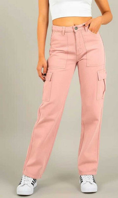 VivaLaVastaram Relaxed Fit Women Pink Jeans