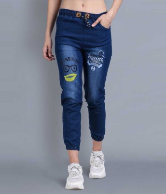 Eliq Regular Girls Dark Blue Jeans