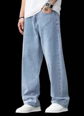 Nalaka Loose Fit Men Light Blue Jeans