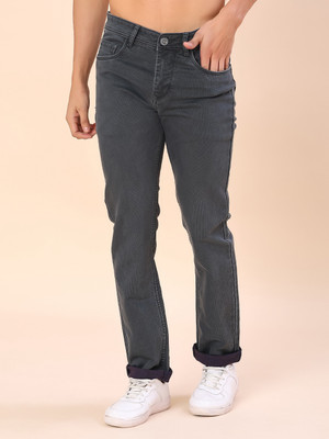 V-MART Slim Men Grey Jeans