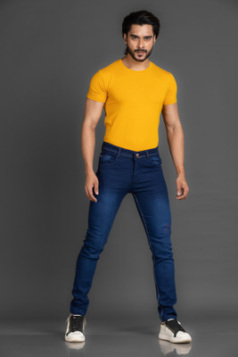 Lzard Regular Men Dark Blue Jeans