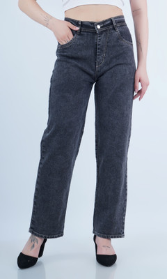 Herway Relaxed Fit Women Grey Jeans