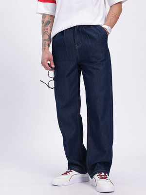 Glitchez Relaxed Fit Men Blue Jeans