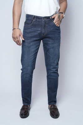 MoorXmoro Slim Men Dark Blue Jeans