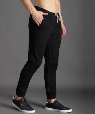 ZAYSH Jogger Fit Men Black Jeans