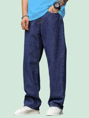 Wanted Loose Fit Men Dark Blue Jeans