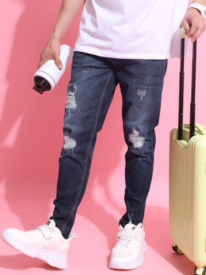 HIGHLANDER Super Skinny Men Dark Blue Jeans