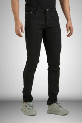 INIVAENE Regular Men Black Jeans