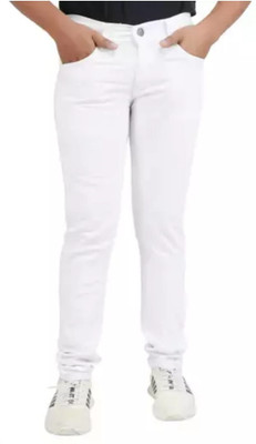 PROTE Slim Boys White Jeans