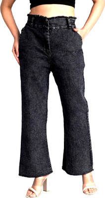 Tuley Flared Women Black Jeans