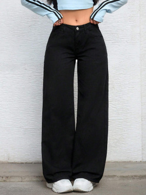 lovely london Relaxed Fit Women Black Jeans