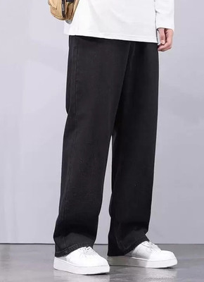 METRONAUT Loose Fit Men Black Jeans