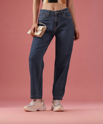 Dressberry Loose Fit Women Blue Jeans