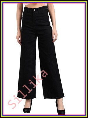 Sillika Regular Women Black Jeans