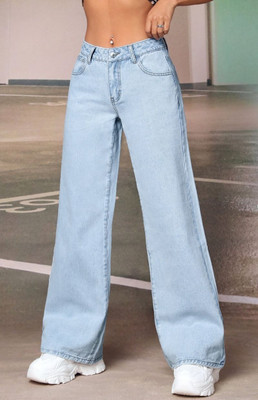N J FASHION Straight Fit Women Blue Jeans