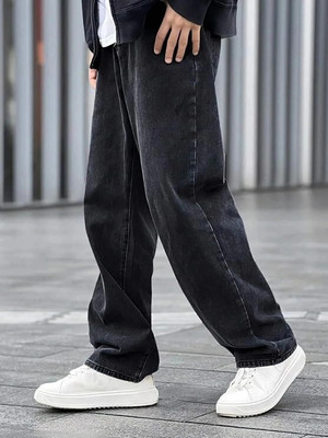 DENIM FIT Straight Fit Men Grey Jeans