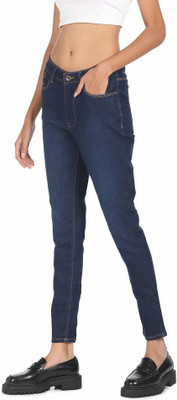 FLYING MACHINE Super Skinny Women Blue Jeans