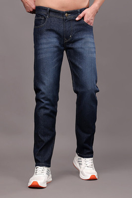 ZAYSH Regular Men Dark Blue Jeans