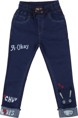 A-Okay Slim Boys Dark Blue Jeans